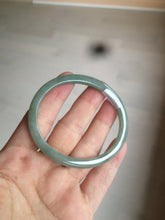 Load image into Gallery viewer, 51.5mm certified 100% natural Type A oily dark green oval jadeite jade bangle AZ46-1488
