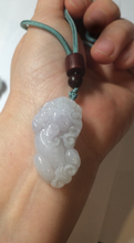 Load image into Gallery viewer, 全卖了 100% natural jadeite jade 3D PiXiu(貔貅) pendant/handhold worry stone BG48
