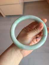 Load image into Gallery viewer, 75.7mm certified Type A 100% Natural sunny green/light green round cut plus size Jadeite Jade bangle AY100-9626
