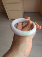 Load image into Gallery viewer, 56.9mm certified Type A 100% Natural sunny green/purple/white(白底青) Jadeite Jade bangle BF140-4079
