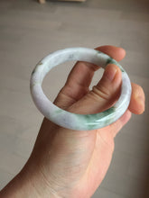 Load image into Gallery viewer, 56.6mm certificated Type A 100% Natural green purple white Jadeite Jade bangle BL66-6241
