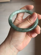 Load image into Gallery viewer, 56mm Certified Type A 100% Natural light green purple round cut Jadeite bangle PB172-4716
