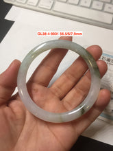 Load image into Gallery viewer, Sale! Certified type A 100% Natural green/white Jadeite bangle(different size with defects) group 2
