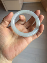 Load image into Gallery viewer, 54.2mm Certified Type A 100% Natural light green/purple/white round cut Jadeite bangle PD103-4905
