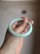 Load image into Gallery viewer, 53.7mm certificated Type A 100% Natural light green Jadeite Jade bangle H118-2849
