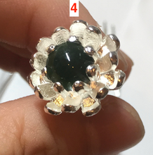 Load image into Gallery viewer, 100% natural type A icy watery green dark green jadeite jade bead hairpin BP135
