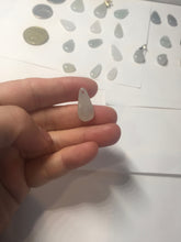 Load image into Gallery viewer, 100% Natural super icy watery sunflower seeds jadeite Jade beads pendant/earring suplies PC120 (Add on item. No sale individually)
