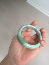 Load image into Gallery viewer, 55.8mm Certified 100% natural Type A sunny green jadeite jade bangle BM75-4431
