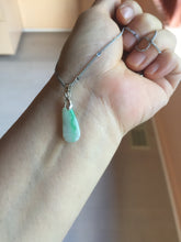 Load image into Gallery viewer, 100% natural type A icy watery sunny green purple dark green blessed melon (福瓜) Jadeite Jade pendant group PC124 Add on item. Not sale alone.
