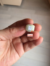 Load image into Gallery viewer, 13mm Type A 100% Natural sunny green/white/light purple olive shape Jadeite Jade LuluTong (Every road is smooth) bead pendant group PB119
