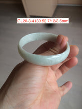 Load image into Gallery viewer, 52.8mm certified 100% natural Type A light green red yellow gray thin jadeite jade bangle group GL20
