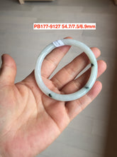 Load image into Gallery viewer, Type A 100% Natural dark green/white/black Jadeite Jade bangle (with defects) group 1
