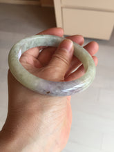 Load image into Gallery viewer, 61.5mm Certified Type A 100% Natural white/light purple/green Jadeite Jade bangle BF122-1926
