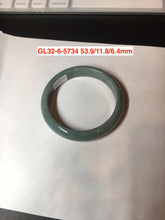 Load image into Gallery viewer, Sale! 53-54mm Certified type A 100% Natural dark green/blue/black/gray Guatemala  Jadeite bangle group GL32
