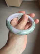 Load image into Gallery viewer, 61.5mm Certified Type A 100% Natural dark green/green/brown/black/purple chubby Jadeite bangle PB234-1099
