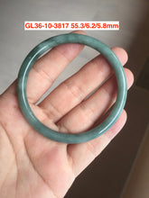 Load image into Gallery viewer, Sale! Certified type A 100% Natural green/white Jadeite bangle(different size with defects) group 2
