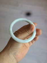Load image into Gallery viewer, 57mm certified 100% natural light green/white jadeite jade bangle AX81-0308
