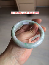 Load image into Gallery viewer, 52-58mm Certified type A 100% size 56-60mm Natural green/white/purple Jadeite bangle with defects group BH15
