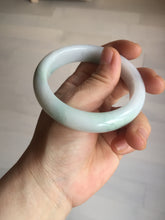 Load image into Gallery viewer, 55.5mm Certified Type A 100% Natural green white Jadeite Jade bangle BQ58-6877
