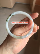 Load image into Gallery viewer, Type A 100% Natural dark green/white/black Jadeite Jade bangle (with defects) group 1
