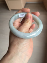 Load image into Gallery viewer, 57.5mm Certified 100% natural Type A light green white jadeite jade bangle B116-5269
