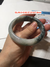 Load image into Gallery viewer, 54-60mm certified Type A 100% Natural light green Jadeite Jade bangle GC20/23 (add on item)
