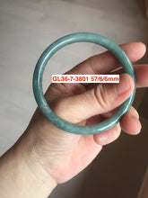 Load image into Gallery viewer, Sale! Certified type A 100% Natural green/white Jadeite bangle(different size with defects) group 2
