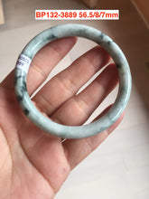 Load image into Gallery viewer, Type A 100% Natural dark green/white/black Jadeite Jade bangle (with defects) group 1
