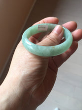 Load image into Gallery viewer, 50.5mm certified 100% natural Type A sunny green oval jadeite jade bangle PC21-0169
