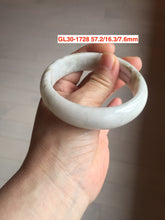 Load image into Gallery viewer, 53-59mm Type A 100% Natural light green/yellow/white  Jadeite Jade bangle group GL30 Add-on items, not for sale alone.
