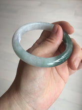 Load image into Gallery viewer, 54.5mm certified 100% natural icy watery oily dark green jadeite jade bangle B112-9120
