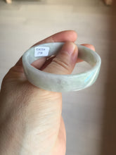 Load image into Gallery viewer, 51mm Certified Type A 100% Natural light purple/white square Jadeite Jade bangle BN97-2708
