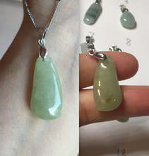Load image into Gallery viewer, 100% natural type A icy watery sunny green purple dark green blessed melon (福瓜) Jadeite Jade pendant group PC124 Add on item. Not sale alone.
