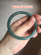 Load image into Gallery viewer, Sale! Certified type A 100% Natural green/white Jadeite bangle(different size with defects) group 2
