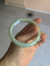 Load image into Gallery viewer, 54.4mm Certified 100% natural Type A light green/yellow jadeite jade bangle m98-6150
