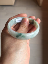 Load image into Gallery viewer, 54mm certified Type A 100% Natural green yellow purple thin Jadeite Jade bangle AY94-1341
