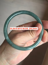 Load image into Gallery viewer, Sale! Certified type A 100% Natural green/white Jadeite bangle(different size with defects) group 2
