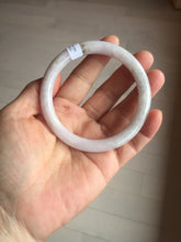 Load image into Gallery viewer, 58.5mm certified 100% natural Type A light purple yellow green white (Whispers of Autumn) round cut jadeite jade bangle PB71-9033
