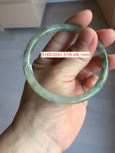 Load image into Gallery viewer, Type A 100% Natural dark green/white/black Jadeite Jade bangle (with defects) group 1
