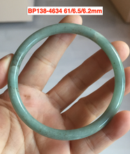 Load image into Gallery viewer, Sale! Certified type A 100% Natural green/white Jadeite bangle(different size with defects) group 2
