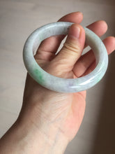 Load image into Gallery viewer, 57.2mm Certified Type A 100% Natural sunny green purple Jadeite Jade bangle BP43-0620
