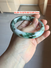 Load image into Gallery viewer, 53-62mm Certified type A 100% Natural deep mottled green green/yellow/brown jungle camouflage color Jadeite bangle group GL29
