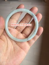 Load image into Gallery viewer, Type A 100% Natural dark green/white/black Jadeite Jade bangle (with defects) group 1
