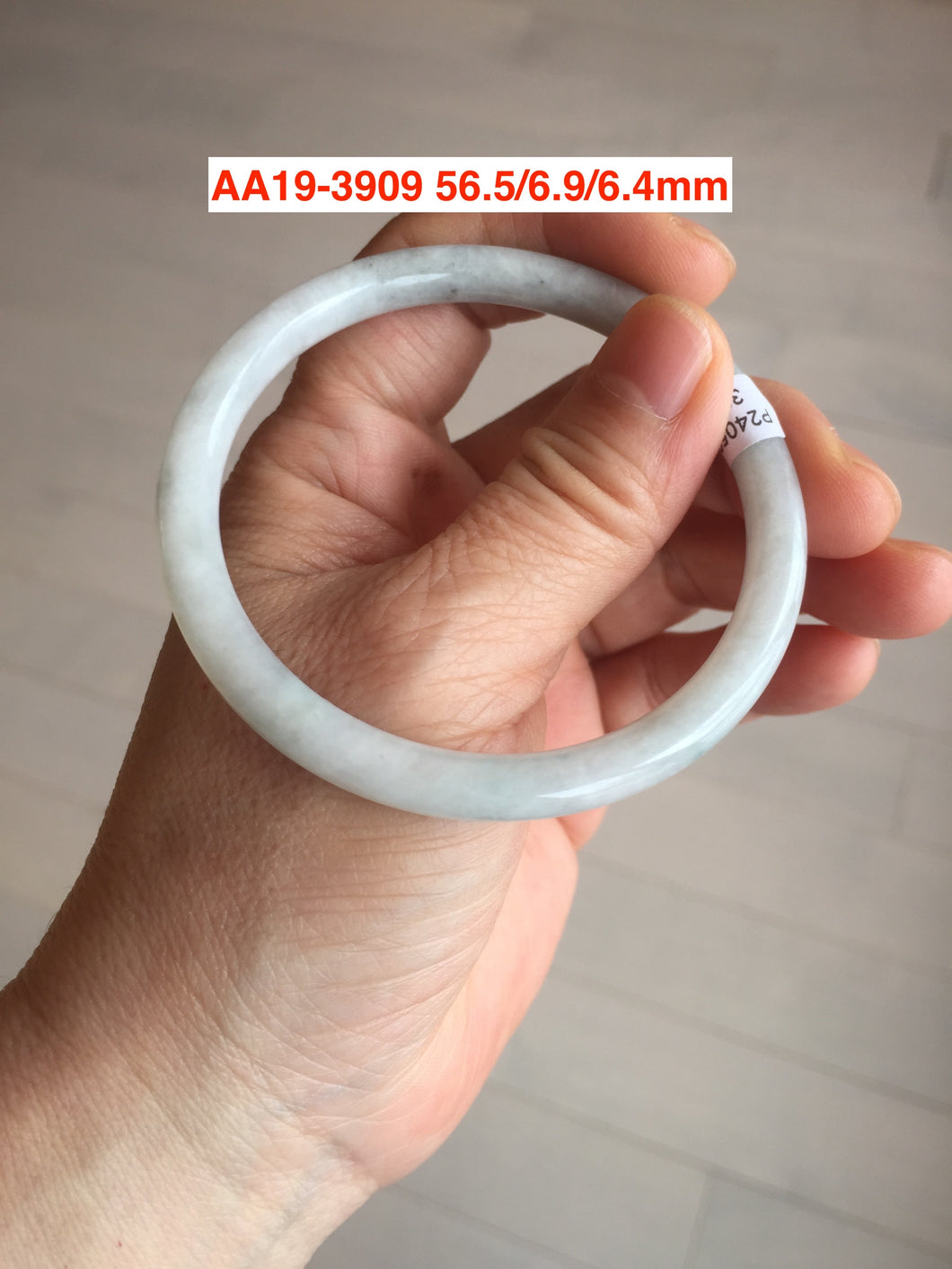Type A 100% Natural dark green/white/black Jadeite Jade bangle (with defects) group 1