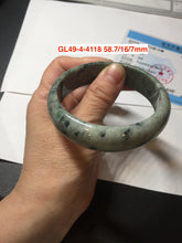 Load image into Gallery viewer, 58-64mm certified 100% Natural type A green/gray jadeite jade bangle group S33 (Clearance)
