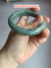 Load image into Gallery viewer, 51-60mm Certified Type A 100% Natural green/dark green Jadeite Jade bangle group F128
