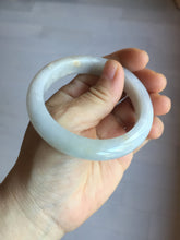 Load image into Gallery viewer, 54.5mm Certified Type A 100% Natural white purple Jadeite bangle AY130-6662
