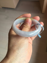 Load image into Gallery viewer, 47mm 100% natural Type A sunny green purple yellow brown oval jadeite bangle PD15
