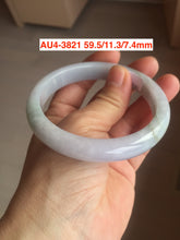 Load image into Gallery viewer, Sale! Type A 100% Natural dark green/white/black Jadeite Jade bangle with defects group 3
