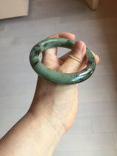 Load image into Gallery viewer, 57.8mm Certified 100% natural Type A dark green/black/red/brown jadeite bangle PD84-9793
